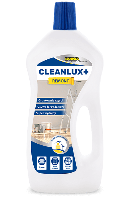 CLEANLUX Product for thorough cleaning after renovations