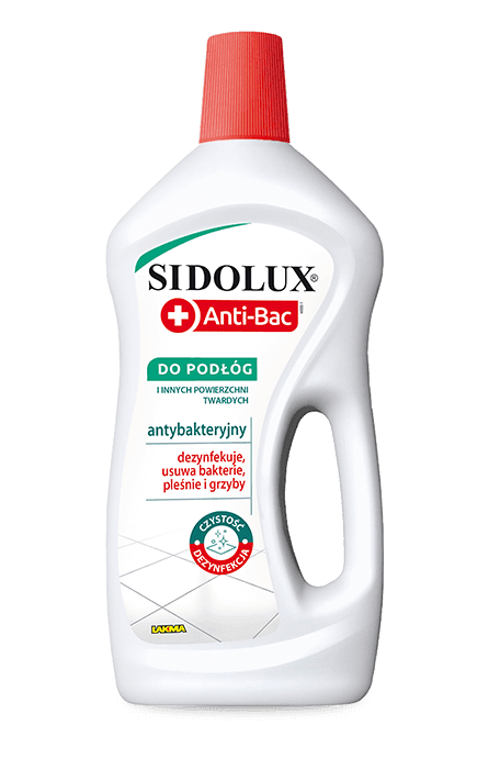 SIDOLUX ANTI-BAC жидкость для полов и других твёрдых поверхностей