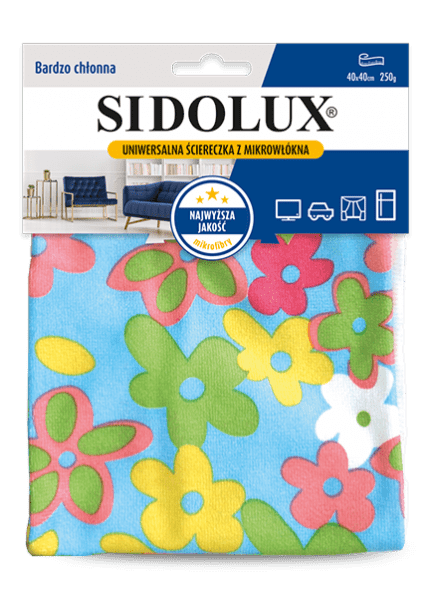 SIDOLUX  Microfibre coloured cloth