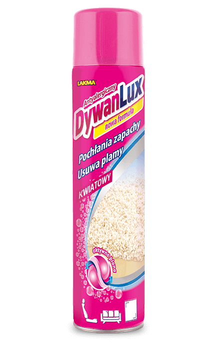 DYWANLUX  Антиаллергическое средство для чистки ковров в виде аэрозоля 