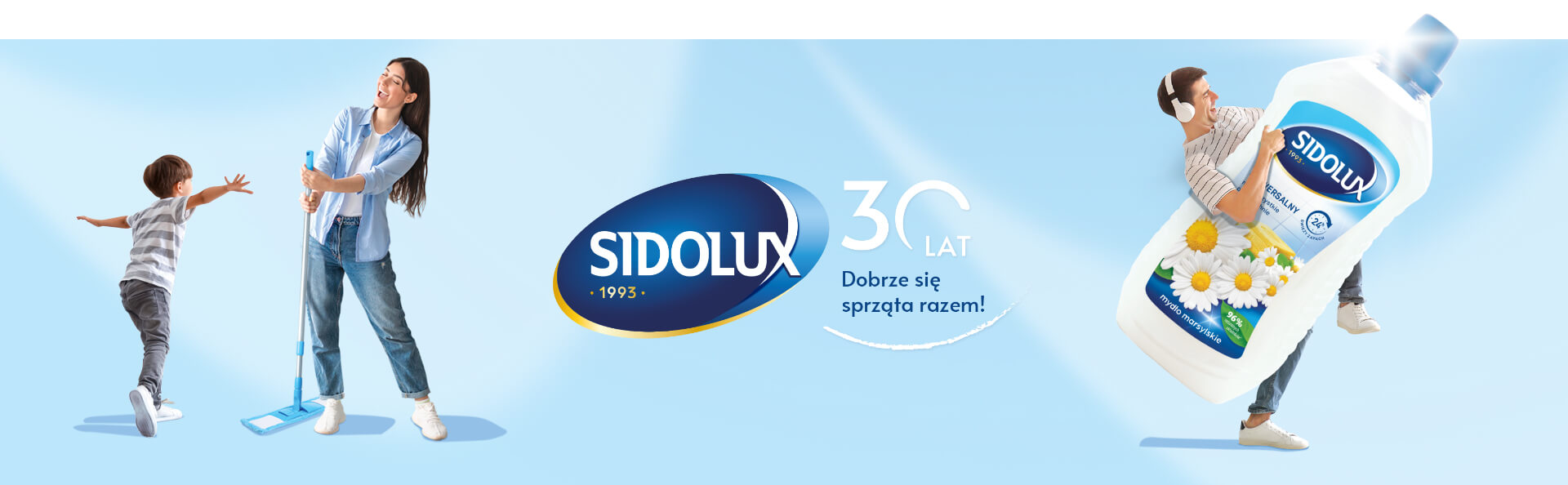 30 lat SIDOLUX. Dobrze się sprząta razem!