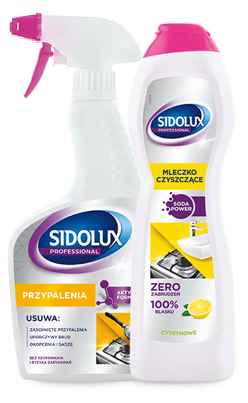 Produkty do trudnych zabrudzeń od Sidolux